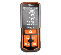 Topex 75-204 misuratore di dista tanza laser, fino a 60 m, ip5 ds
