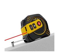 Telemetro laser/r multifunzione 2 in 1 ricaricabile 80 m 40 m con nastro da 5 m, display LCD con retroilluminazione, misuratore di nastro laser/r(Laser 40m 5mTape)