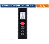 TELEMETRO MISURATORE METRO DIGITALE LASER DISTANZA 80MT DISPLAY