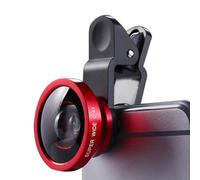 Teleobiettivo 0,4X per telefono cellulare - Clip -On - con trasmissione della luce superiore - Compatibile con la maggior parte degli smartphone e tablet - Essential Tool
