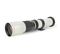 Teleobiettivo, 500 mm F8 F32 Teleobiettivo con messa a fuoco manuale Obiettivo focale fisso per fotocamera con attacco EF S, Teleobiettivo zoom con messa a fuoco manuale