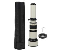 Teleobiettivo, 650-1300 mm F8-F16 Teleobiettivo con zoom manuale con anello adattatore per fotocamera con attacco AF