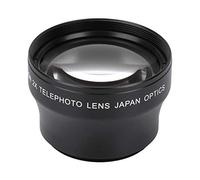 Teleobiettivo con custodia per obiettivo Lente di conversione 2X da 37 mm per qualsiasi fotocamera con filettatura dell'obiettivo da 37 mm e filettatura anteriore da 46 mm per l'installazione del filt