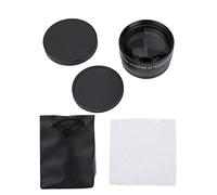 Teleobiettivo con moltiplicatore di focale universale da 58 mm con ingrandimento 2X con custodia per accessori per fotocamere