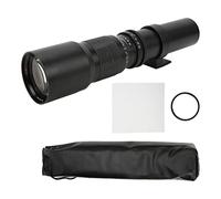 Teleobiettivo Manuale Ad Alta Potenza da 500 Mm F8-F32 con Attacco T2 per Giochi Sportivi di Caccia di Birdwatching, Adatto per Riprese in Mare, Montagna, Campo Innevato e Aree