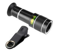 Teleobiettivo per smartphone, struttura in acrilico e ABS, perfetto per la fauna selvatica, sport, fotografia, attività all'aperto, fotografia all'aperto, obiettivo del telefono