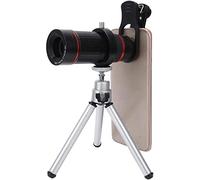 Teleobiettivo per telefono cellulare Ingrandimento 18X Lente in vetro ottico HD Telescopio monoculare esterno con treppiede per osservazione, concerto, incontro