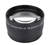 Teleobiettivo Teleconvertitore Universale con Ingrandimento 2X da 58 Mm per Accessori per Fotocamere