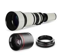 Teleobiettivo zoom a lungo raggio 650 mm-1300 mm f/8 per Nikon DF, D3100, D3200, D3300, D3400, D5100, D5200, D5300, D5500, D5600, D7000, D7100, D7200, D300s, D600, D610, D700, D750, D800, D810, SLR