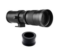 telephoto zoom lens,HUIOP Fotocamera MF Obiettivo zoom super teleobiettivo F/8.3-16 420-800mm T2 Mount con anello adattatore M-mount Sostituzione filettatura 1/4 per fotocamere M M2 M3 M5 M6 Mar