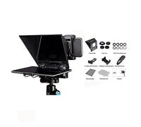 Teleprompter, CT2 Mini Teleprompter Supporti portatili da 8 pollici sotto 8quot; Smartphone Tablet che richiede la fotocamera dello smartphone, Insegnamento online in diretta streaming