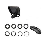 Teleprompter, Mini Teleprompter Portable Inscriber Mobile Artefact Video con telecomando for telefono e registrazione, Insegnamento online in diretta streaming(XT-3)