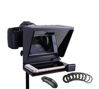 Teleprompter, Mini Teleprompter Portable Inscriber Mobile Teleprompter Artefatto Video con telecomando for telefono(T3)