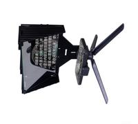 Teleprompter pieghevole per fotocamera Tablet HD Display Remote | Materiale ABS, dimensioni compatte 225 x 130 mm, allineamento dello sguardo a 3 punti, adatto per smartphone/DSLR