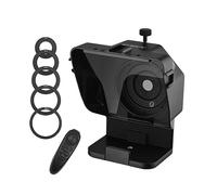 Teleprompter, Prompter for smartphone portatile con telecomando for adattatore for supporto telefonico for registrazione video Intervista dal vivo, Insegnamento online in diretta streaming(Phone DSLR