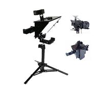 Teleprompter, Prompter portatile Smartphone Teleprompter for notizie Discorso di interviste dal vivo for fotocamere DSLR/telefono cellulare, Insegnamento online in diretta streaming