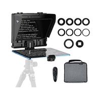 Teleprompter, T13 Smartphone/Camera Registrazione Streaming Supporto Ripresa Orizzontale Verticale, Insegnamento online in diretta streaming