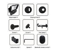 Teleprompter, Tablet da 10 pollici Smartphone Smart Phone Teleprompter che richiede la registrazione del lettore del prompt vocale dell'intervista(For Mobile and Ipad)