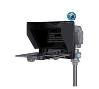 Teleprompter, TP10 Teleprompter Fotocamera for telefono da 10 pollici Teleprompter pieghevole Supporto for riprese orizzontali e verticali, Insegnamento online in diretta streaming