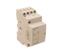 Teleruttore Contattore Modulare 4P 3NO+1NC, 25A 230V AC, 2 Moduli DIN, Certificato IEC61095 IEC60947-4-1, IP20, Serie HC-425 Professionale
