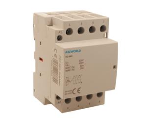 Teleruttore Contattore Modulare AC 4P 3M 63A AC 400V IP20 HC-463 (4NO)
