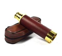 Telescope 25x30 Vintage Monocular Telescope Vintage Style Large Eyepiece Astronomical Telescopic Spyglass with Leather Bag Packed Double The Comfort