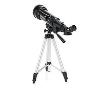 Telescope 70mm Aperture 400mm Includes Two Eyepieces Tripod Finder Scope Refractor Telescope with Phone Adapter Handheld Telescope WOWCSXWC