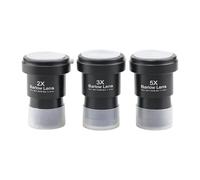 Telescope accessories, Set di lenti Barlow for telescopio da 1,25": vetro ottico ad alta densità 2X, 3X, 5X - Un kit di ingrandimento versatile,for parts