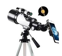 Telescope, Refractor Professional Telescope -700mm Focal Length Telescopes for Adults Astronomy, with Sturdy Steel Tripod WOWCSXWC