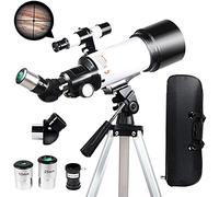 Telescopes for s Adults Beginners 70Mm Aperture 400Mm Portable Astronomical Telescope for Viewing Moon Professional Telescope with Carry Bag