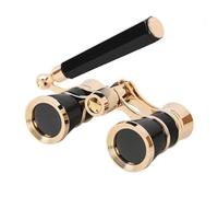 Telescopi Adulti 3x25 Occhiali Binocolo Corpo in Metallo con Manico Lente Ottica Telescopio Teatro Design Retrò