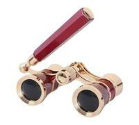 Telescopi Adulti 3x25 Occhiali Binocolo Corpo in Metallo con Manico Lente Ottica Telescopio Teatro Design Retrò