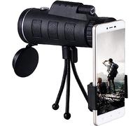 Telescopi con obiettivo 40X60 HD ad alte prestazioni con clip per telefono Treppiede Bussola Arrampicata Pesca Monoculare, Telescopio monoculare -