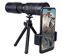 Telescopi Monoculari,Telescopio Monoculare con Porta Telefono E Treppiede, Osservazione degli Uccelli, Partite di Calcio, per I Viaggi, Telescopio Monoculare con Zoom Super Teleobiettivo 4K 10