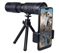 Telescopi monoculari, Telescopio monoculare con supporto per telefono e treppiede, Birdwatching, Partite di calcio, Per viaggi, Telescopio monoculare con super teleobiettivo Zoom 4K 10, Concerti