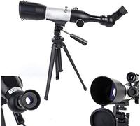 Telescopi per adulti ad alto ingrandimento, monoculare astronomico ad alta definizione con treppiede e mirino per bambini, adulti, principianti, argento buono