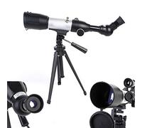 Telescopi per adulti ad alto ingrandimento, monoculare astronomico ad alta definizione con treppiede e mirino per bambini, adulti, principianti, argento