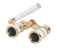 Telescopi per adulti3x25 Binocolo per occhiali Corpo in metallo con maniglia Lente ottica Telescopio per teatro Design retrò