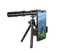 Telescopi rifrattori portatili monoculari HD ad alta potenza | Monoculari portatili per visione chiara e ad alto ingrandimento | Robusto telescopio monoculare antiscivolo per avventure all'aria aperta