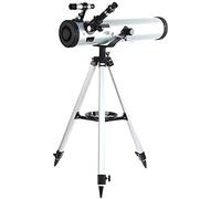 Telescopi Telescopio astronomico da esterno Performance 700-76 Telescopio astronomico riflettore con treppiede in alluminio regolabile con montatura azimutale per bambini principianti