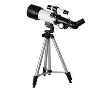 Telescopi Telescopio rifrattore da viaggio da 100 mm con supporto regolabile per telefono cellulare Telescopio a doppio scopo cielo e terra vision