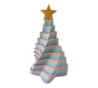 Telescopic Desk Toys, Fun Props, Printed Star Fidget Toy | 3D Fidget Star | Stress Release Toy | Pulling Out Christmas Tree Kid Sensory Girls