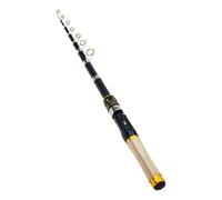 Telescopic Fishing Rod, Retractable Travel Fish Rod Bass, 38cm/14.96 inches Portable Tackle Gear for Saltwater and Freshwater for Beginners, Adults, Outdoor Lake, River, Fishing Trips