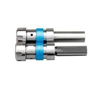 Telescopic Floating Tap Holder Durable Steel Torque Tapping Chuck with Overload Protection 1pc(Side Flat GS-TER20-D20)