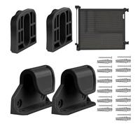 Telescopic Gate Fixer - 2.76x1.97x0.79 in Gate Replacement Parts | Porte Parts Brackets Stair Extensions Screws for Boys Nursery Kitchen Room Home