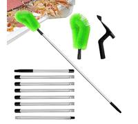 Telescopic Gutter Cleaning Tool, Portable Handheld Cleaner, Adjustable Pole Gutter Tool for Out of Reach Areas, Garden Accessory with Design, Outdoor Cleaning Equipment for Yard Farmhouse Home