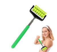 Telescopic Roller - ABS 21cm, Massage Stick, Adjustable Extension Control | Ergonomic Grip Comfort, Smooth Rotation Design, Back Massager, Muscle Relaxer For Men, Women, Household