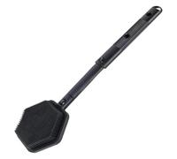 Telescopic Silicone Back Scrubber - 21-Inch Long Handled Double-Sided Bath Brush | & Massaging Shower Brush | Non-Slip Ergonomic Handle For Deep Cleansing