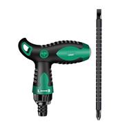 Telescopic Slotted Cross Screwdriver Set Extension Double Head T Shape Handle Ratchet Wrench Socket Repair