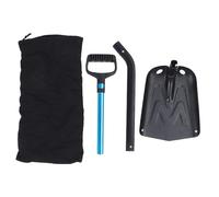 Telescopic snow shovel, detachable wide shovel head design, portable snow shovel for outdoor use, adjustable handle snow shovel suitable for snow removal tasks
